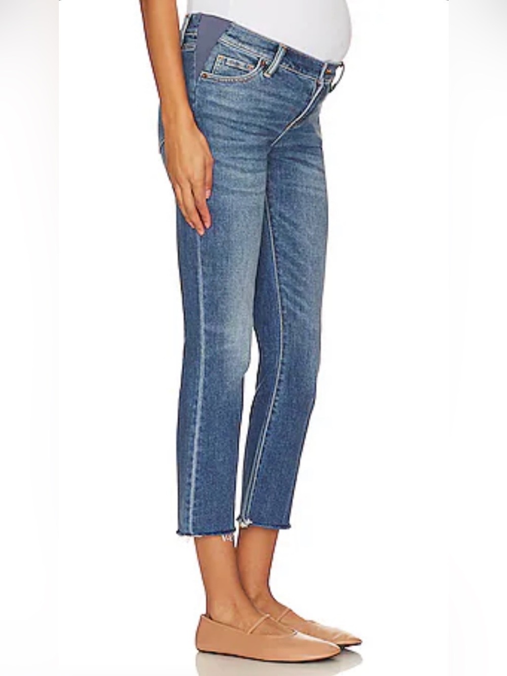 Hatch The Crop Maternity Jeans In Indigo Size 28 E102802 NWT